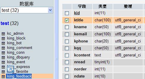 feedback中的标题在数据库中属于哪个字段？[图1]