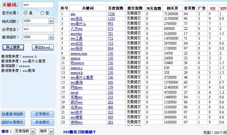 网站批量挑选关键词的技巧[图1]