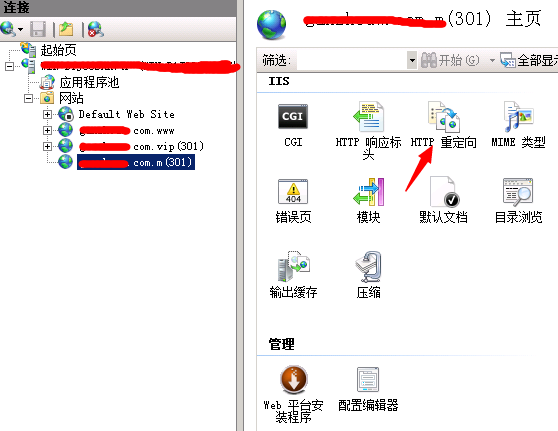 IIS 7.5的301重定向参数[图2]